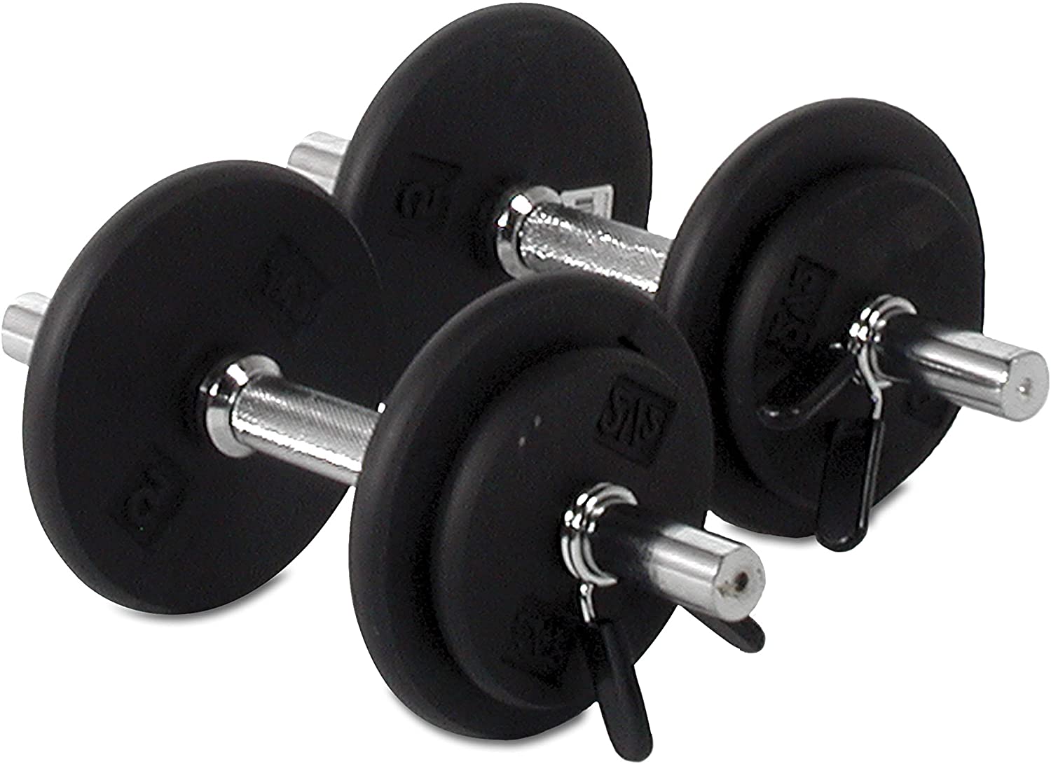 1 inch dumbbell bar with plates