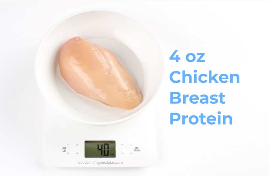 4 Oz Chicken Breast Protein