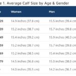 Average Calf Size By Age