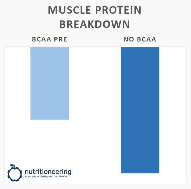 BCAA with Pre-Workout Muscle Breakdown