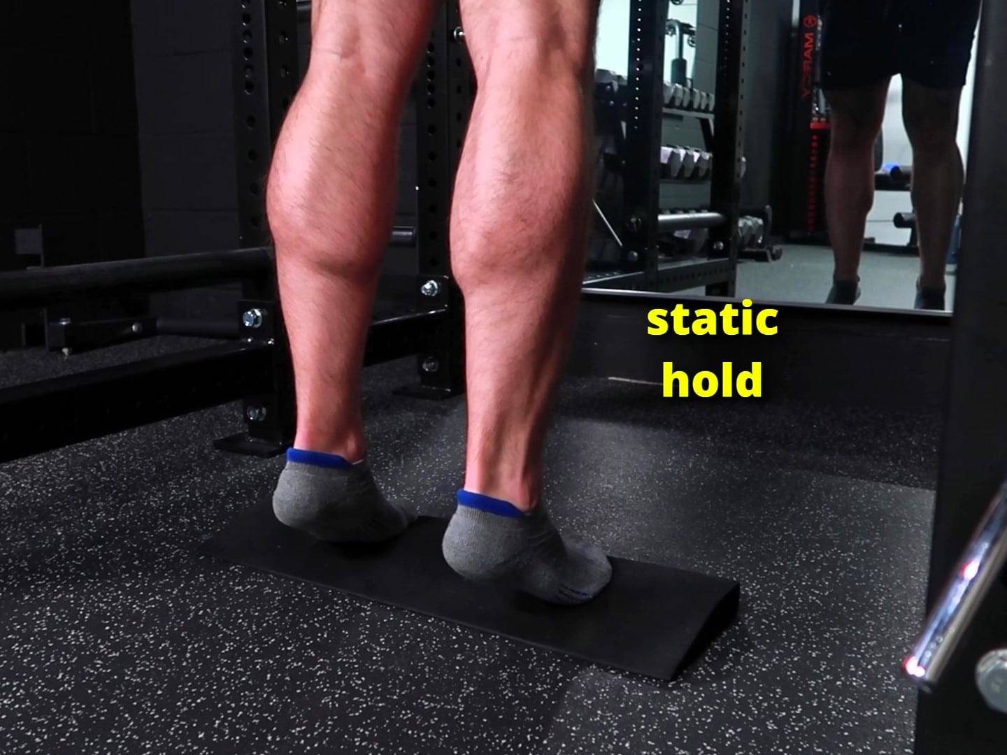 Calf and Forearm Superset 2 – frame at 0m57s Calf and Forearm Superset Barbell Calf Raise