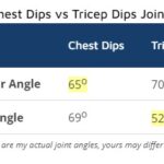 Chest Dips vs Tricep Dips Arm Angles Table