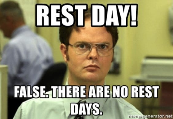Dwight Rest Day Meme Dwight Rest Day Meme