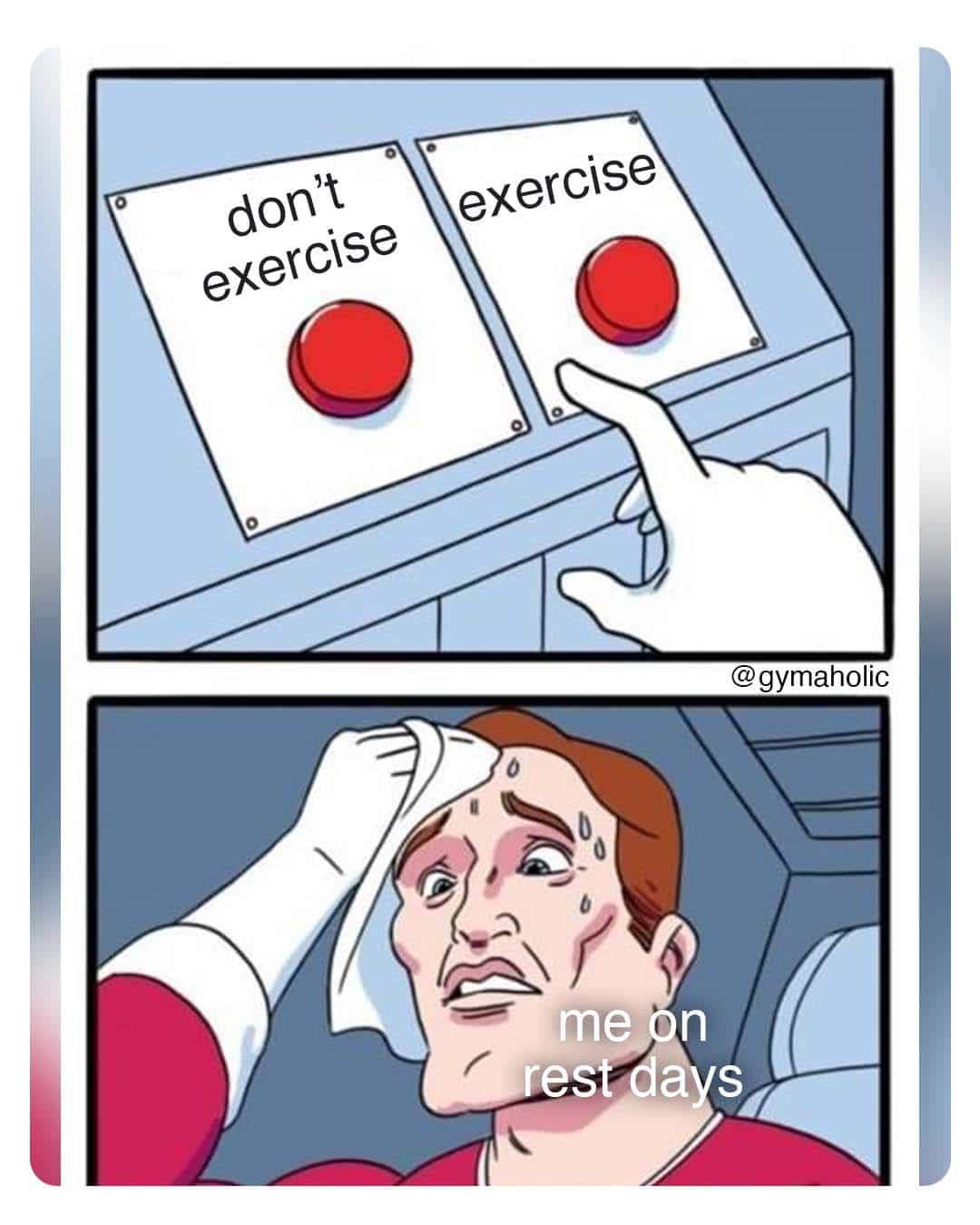 Exercise vs Don’t Exercise Meme Exercise vs Don't Exercise Meme