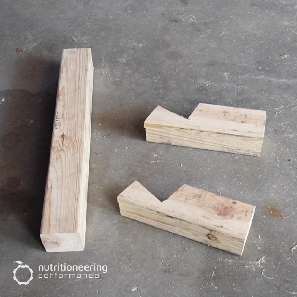 Cutting Supports for Calf Raise Block