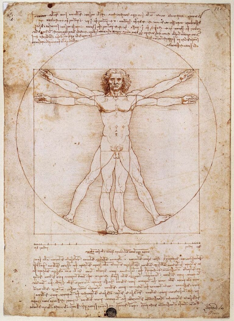 Greek God Body Vitruvian Man