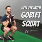 Heel Elevated Goblet Squat