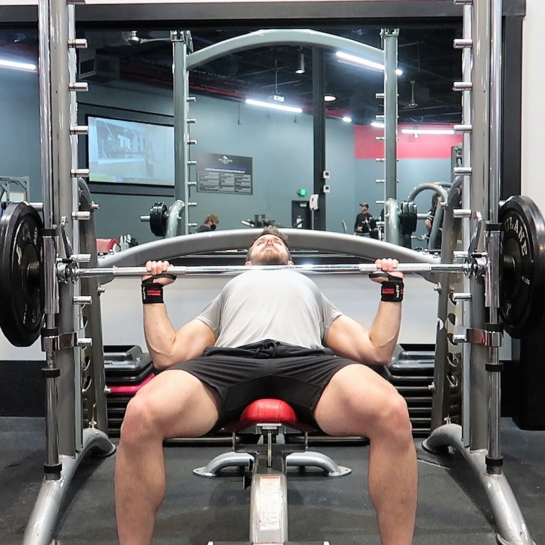 Incline Smith Machine Press Setup