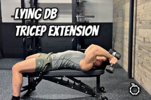 Lying Dumbbell Tricep Extension