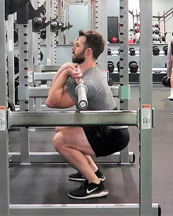 Front Squat Grip Fingers