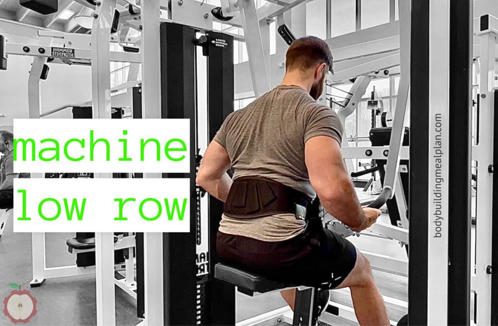 Machine Low Row