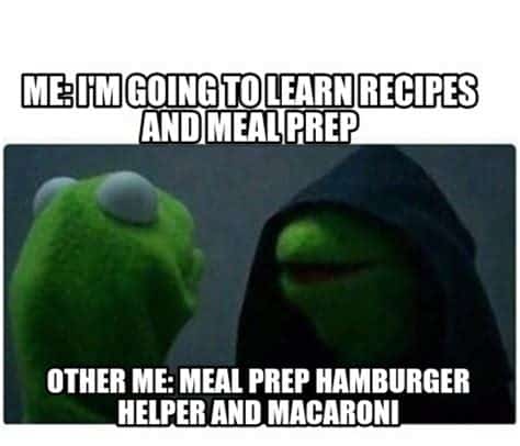 Meal Prep Meme Hamburger Helper