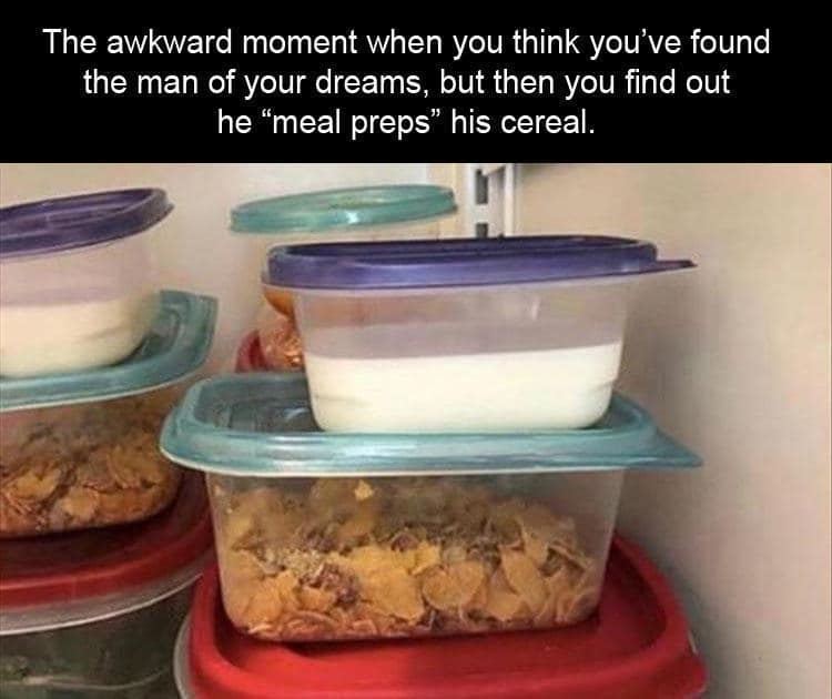 Meal Prep Memes Cereal