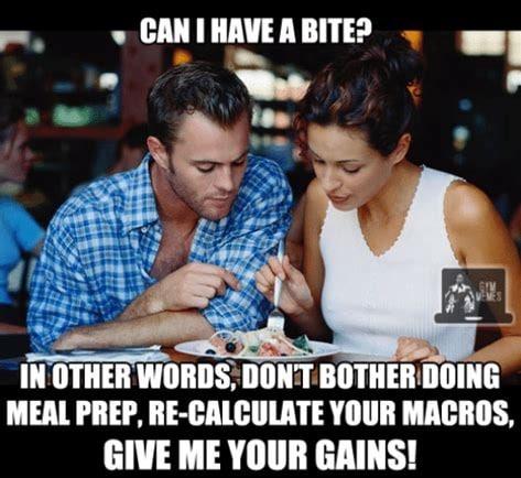 Meal Prep Memes Gains