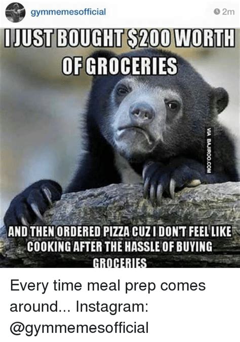Meal Prep Memes Groceries