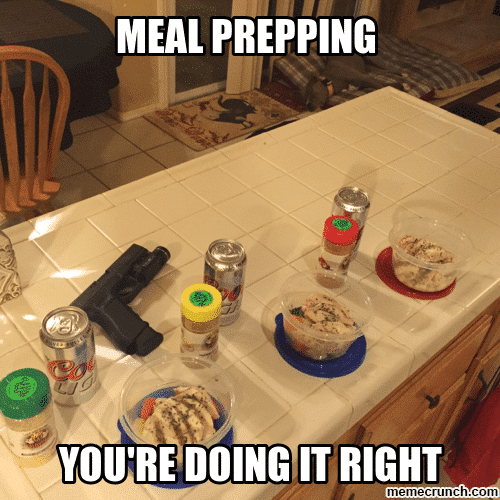 Meal Prep Memes Gun