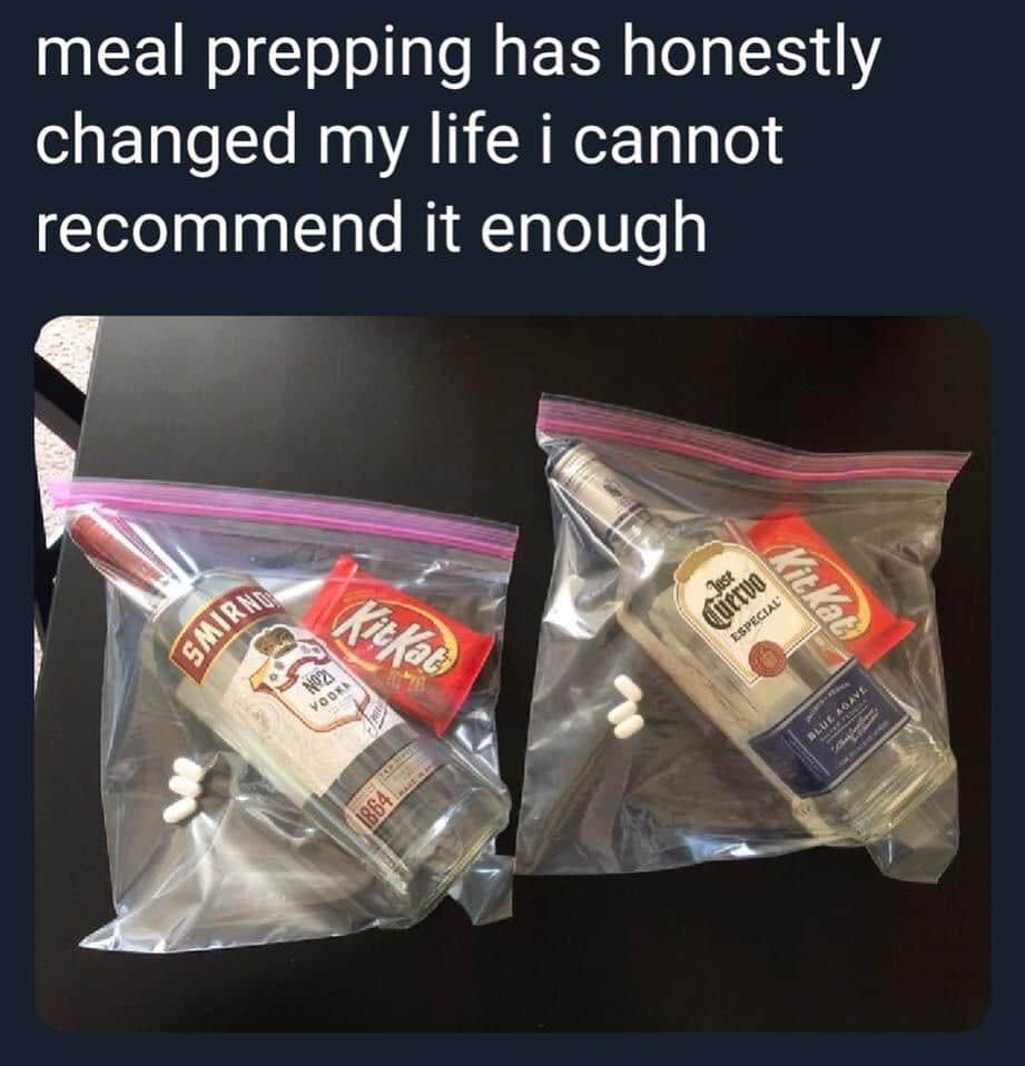 Meal Prep Memes Vodka