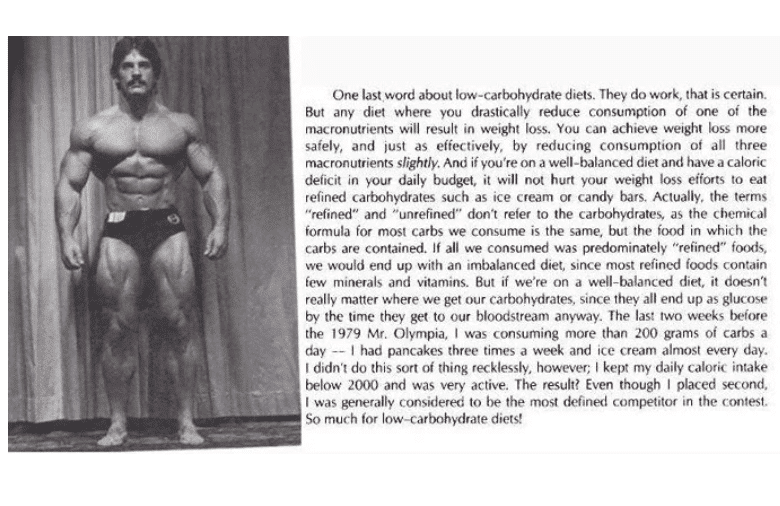 Mike Mentzer Diet Advice