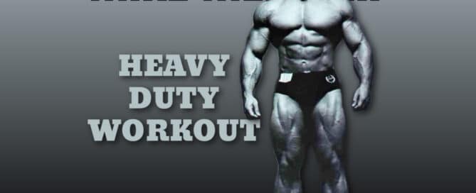 Mike Mentzer Workout Heavy Duty