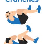 Oblique Crunches Male Pin