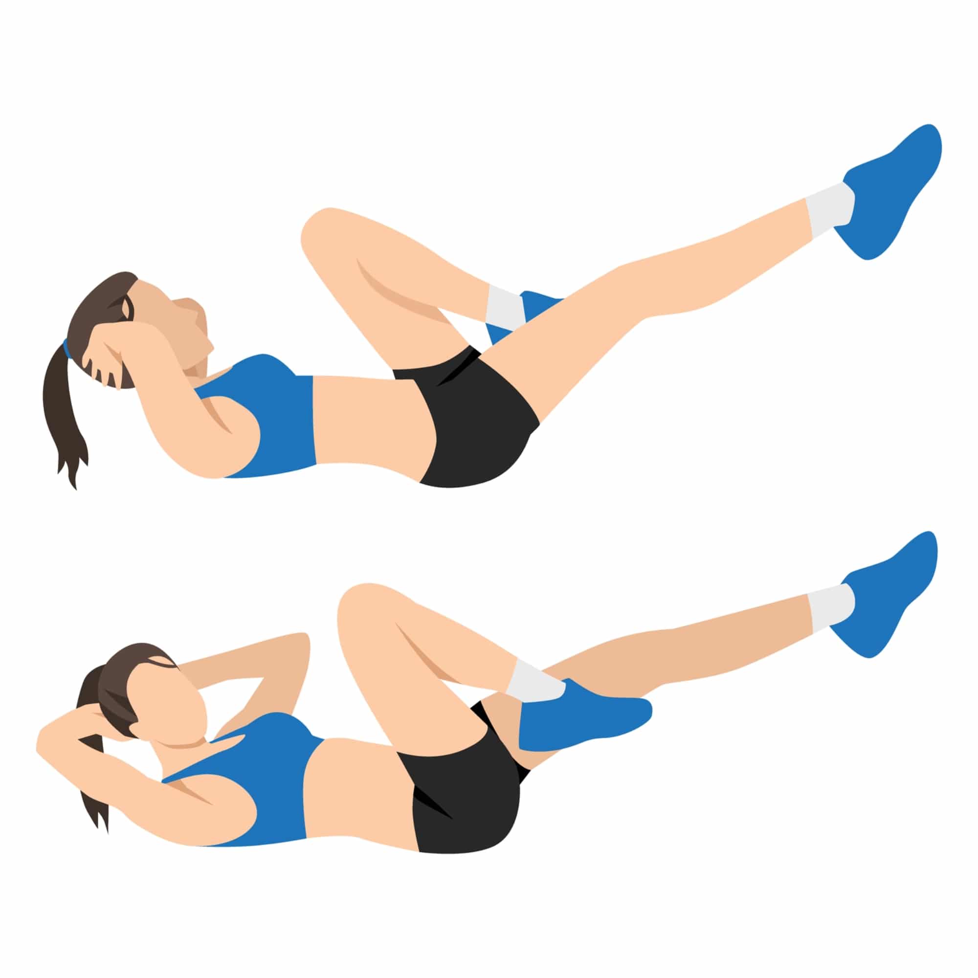 Oblique Floor Crunches
