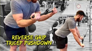 Reverse Grip Tricep Pushdown YouTube Cover