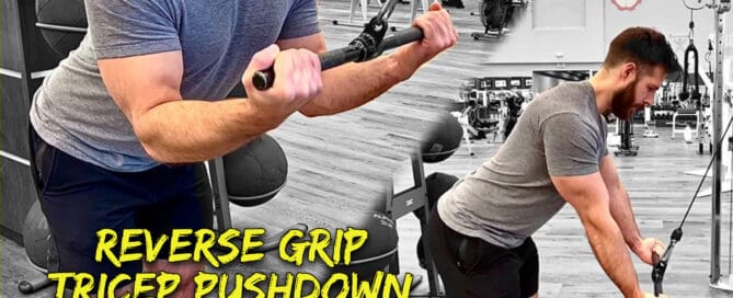 Reverse Grip Tricep Pushdown YouTube Cover