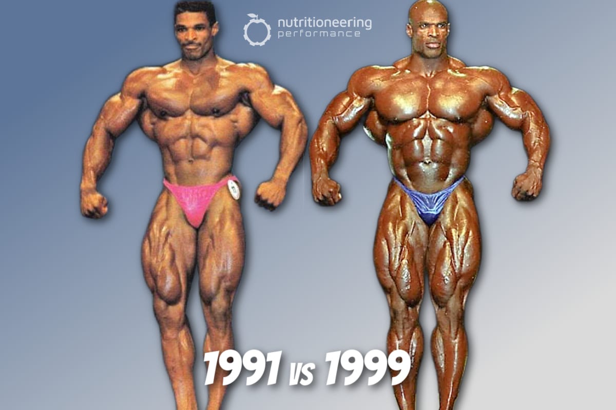 Ronnie Coleman Natural vs Steroids