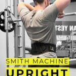 Smith Machine Upright Row Pin