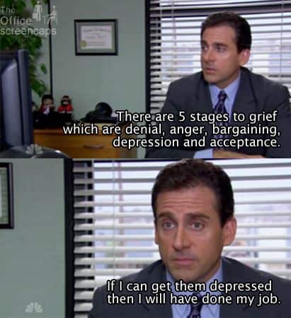 Stages Of Overcoming Injury Meme