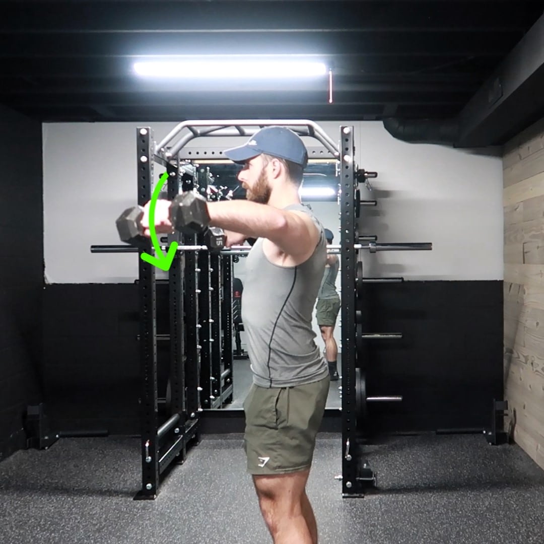 Standing Lateral Raise Form 2