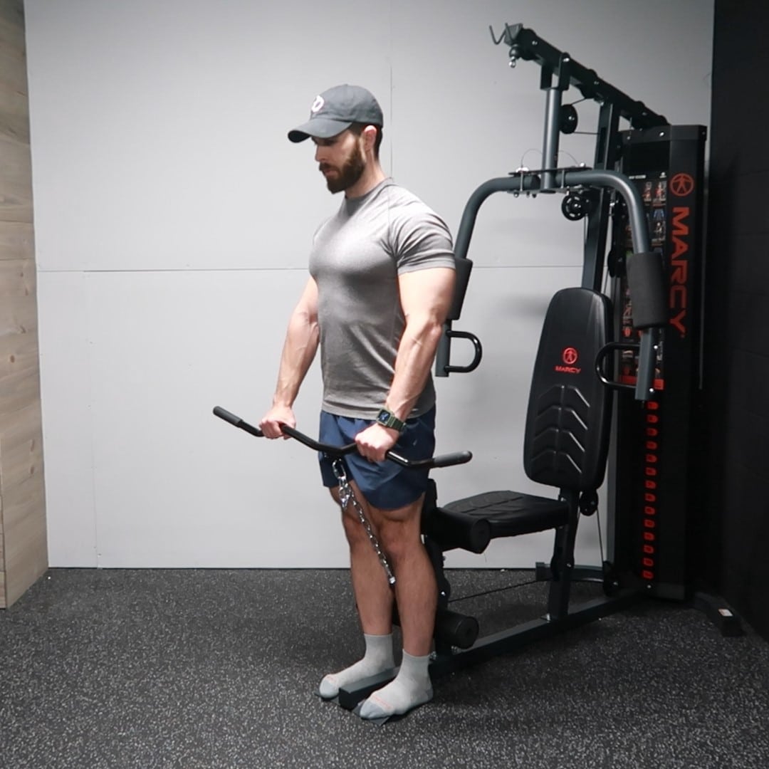 Cable Front Raise Starting Position