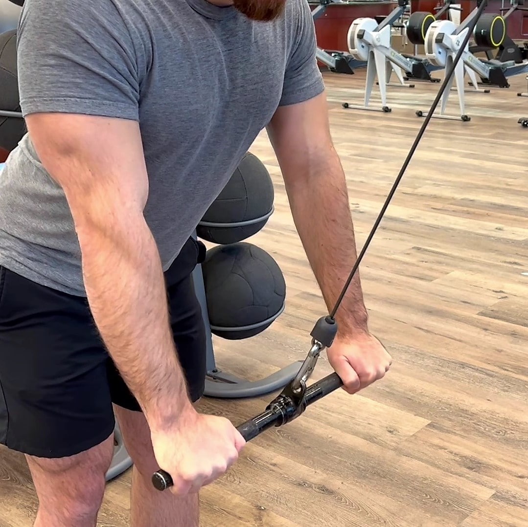 Straight Bar Pushdown Finish